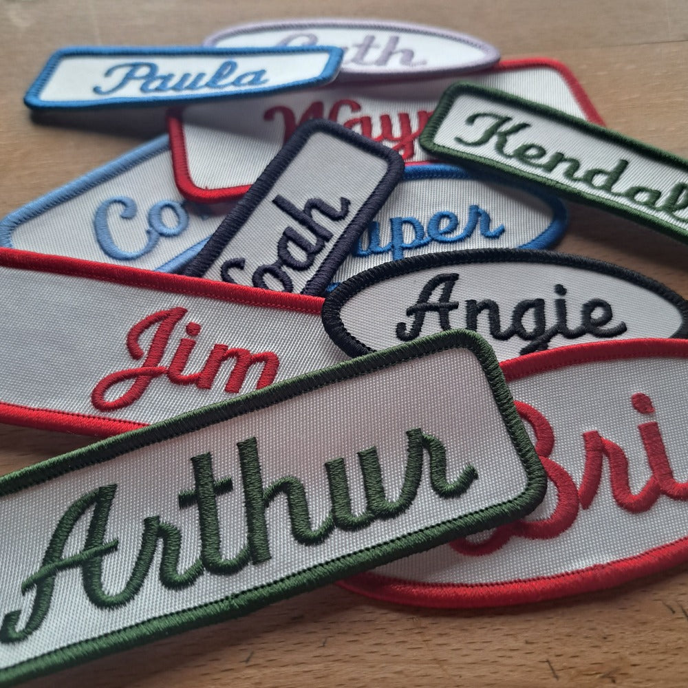 Custom Vintage-Styled Name Tag