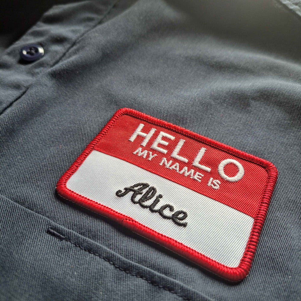 Hello My Name Is *Custom Name Tag*