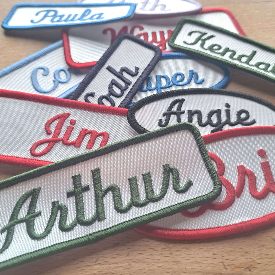 Custom Vintage-Styled Name Tag