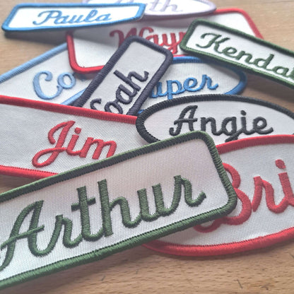 Custom Vintage-Styled Name Tag