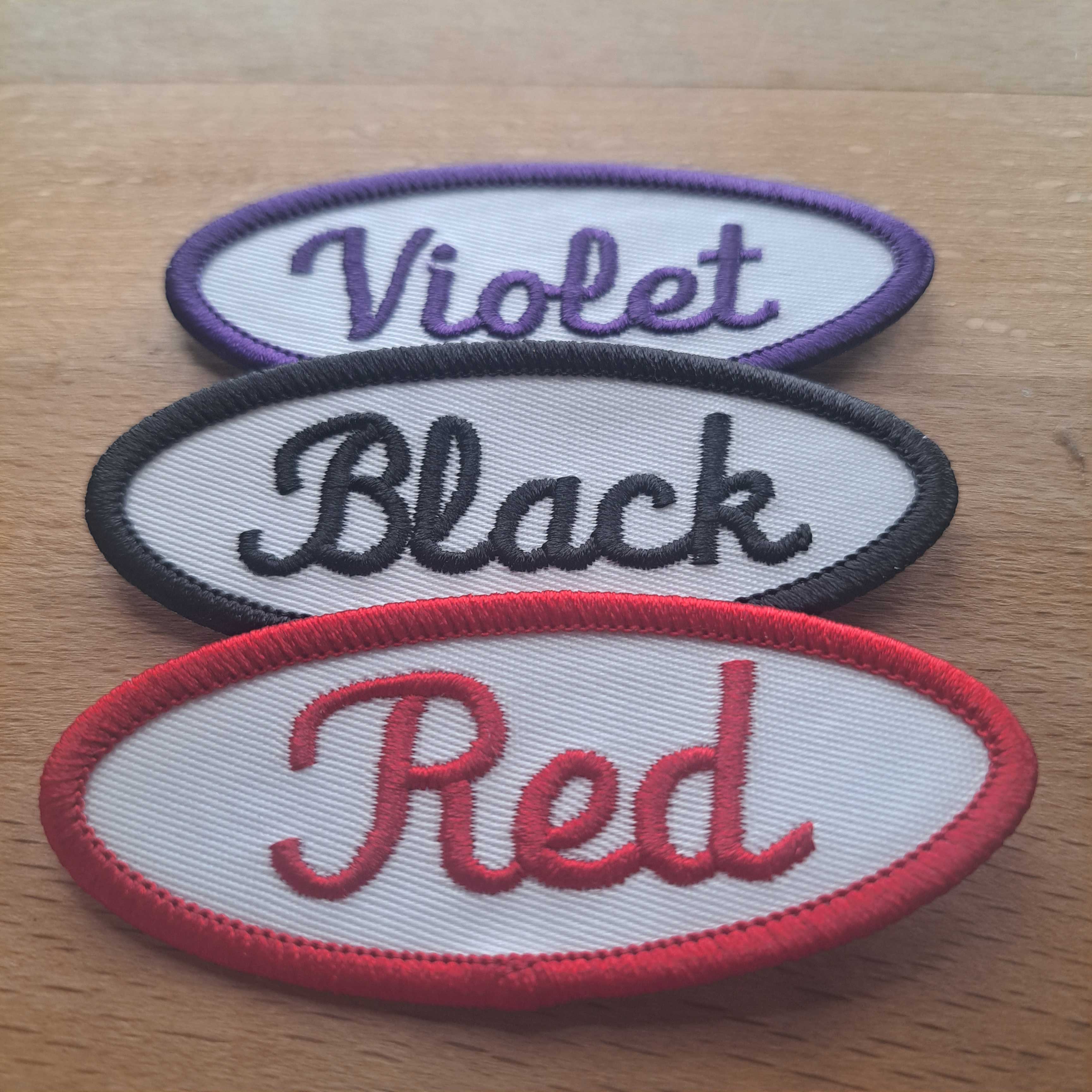 Embroidered Name Tag - Block Font