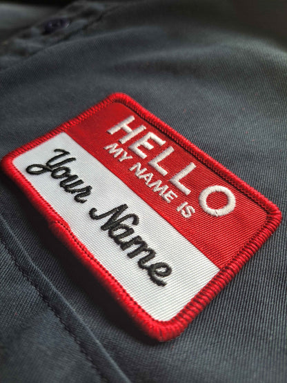 Hello My Name Is *Custom Name Tag*